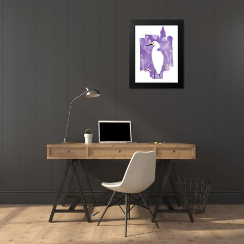 Lakeside Life Black Modern Wood Framed Art Print by Donahue, Shane
