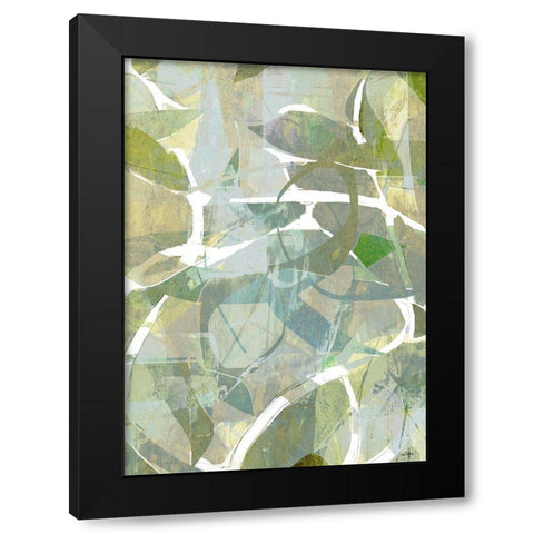 Garden Breeze Black Modern Wood Framed Art Print by Dubois, Lori