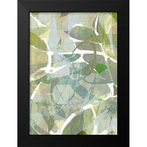 Garden Breeze Black Modern Wood Framed Art Print by Dubois, Lori