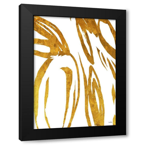 Jungle Chic Black Modern Wood Framed Art Print by Dubois, Lori