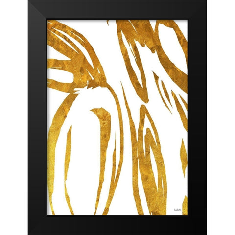 Jungle Chic Black Modern Wood Framed Art Print by Dubois, Lori