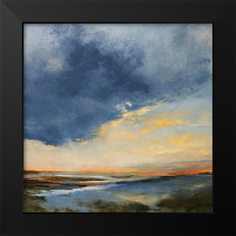 Cayucos Black Modern Wood Framed Art Print by Dennis, Patrick