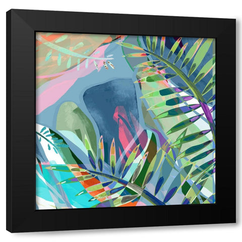Island Summer Black Modern Wood Framed Art Print by Dubois, Lori