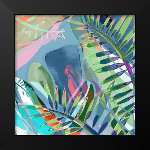 Island Summer Black Modern Wood Framed Art Print by Dubois, Lori