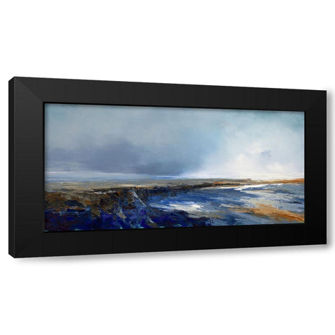 Jagged Point Black Modern Wood Framed Art Print with Double Matting by Dennis, Patrick
