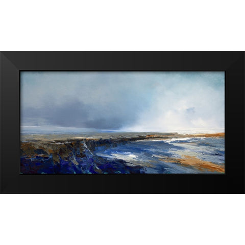 Jagged Point Black Modern Wood Framed Art Print by Dennis, Patrick