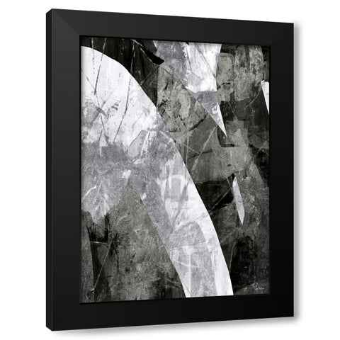 Midnight Storm II Black Modern Wood Framed Art Print with Double Matting by Dubois, Lori