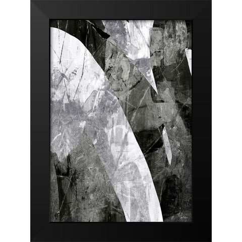 Midnight Storm II Black Modern Wood Framed Art Print by Dubois, Lori