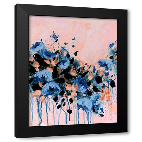 Bridesmaid One Black Modern Wood Framed Art Print with Double Matting by DelValle, Patty