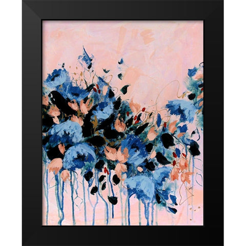 Bridesmaid One Black Modern Wood Framed Art Print by DelValle, Patty