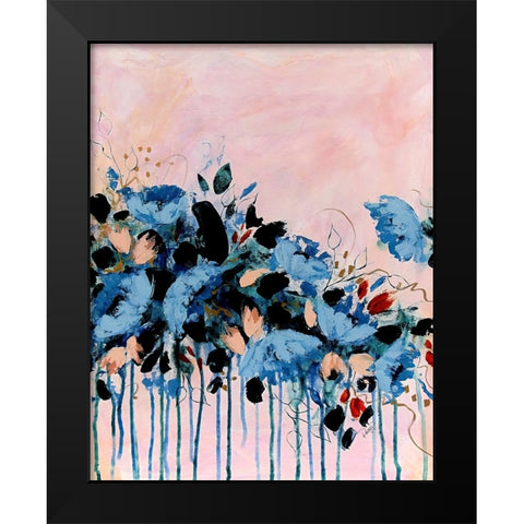 Bridesmaid Three Black Modern Wood Framed Art Print by DelValle, Patty