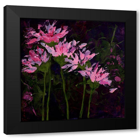 When Evening Comes Black Modern Wood Framed Art Print by DelValle, Patty