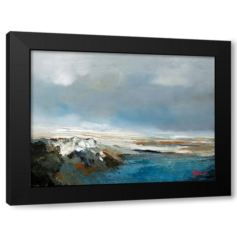 Build Up Black Modern Wood Framed Art Print with Double Matting by Dennis, Patrick
