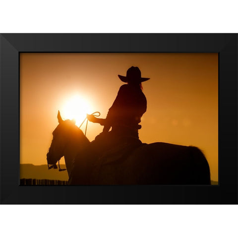 Last Run Black Modern Wood Framed Art Print by Dearing, Lisa