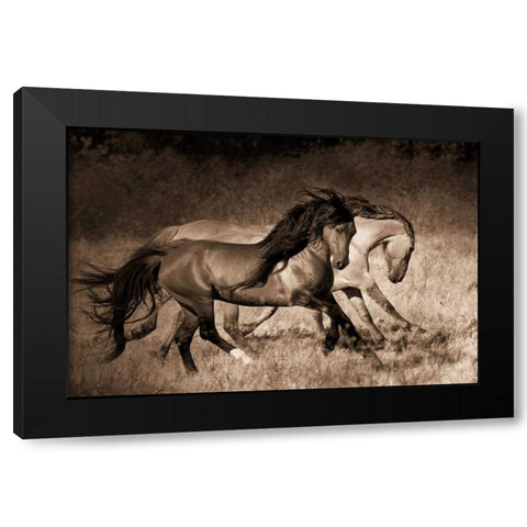 The Dance Black Modern Wood Framed Art Print with Double Matting by Dearing, Lisa