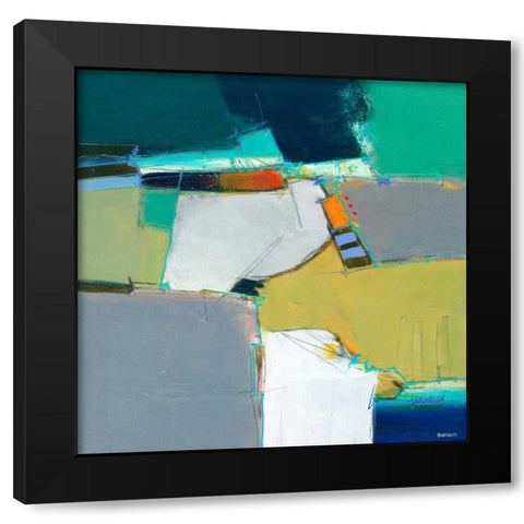 Raleigh Black Modern Wood Framed Art Print by DiGiulio, Joe