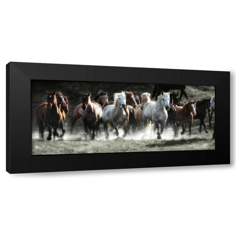 Renegades Black Modern Wood Framed Art Print by Dearing, Lisa