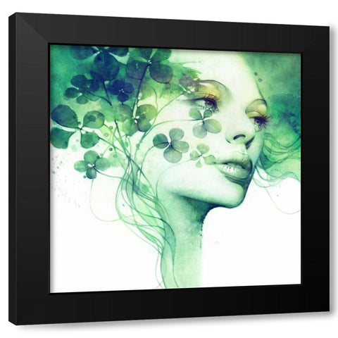 Serendipity Black Modern Wood Framed Art Print by Dittman, Anna