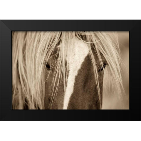 The Blonde Black Modern Wood Framed Art Print by Dearing, Lisa