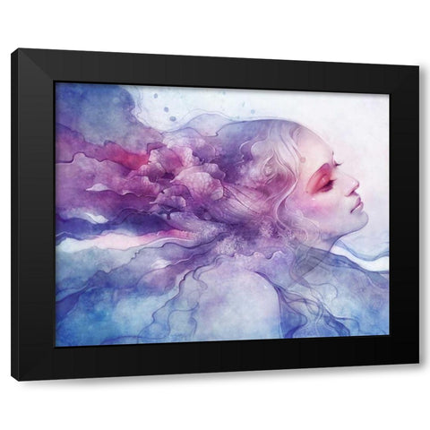 Bait Black Modern Wood Framed Art Print by Dittman, Anna