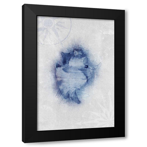 Ocean Memories 1 Black Modern Wood Framed Art Print by Duncan-He, Louis