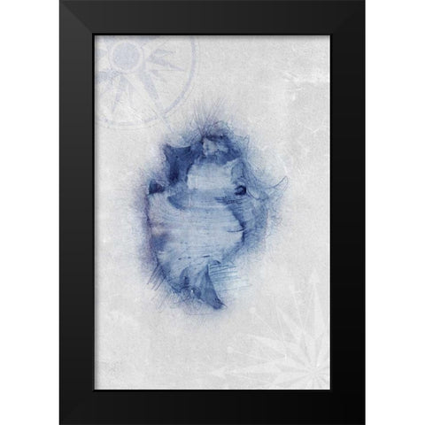 Ocean Memories 1 Black Modern Wood Framed Art Print by Duncan-He, Louis