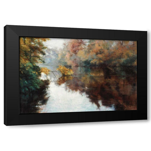 Branch on the Charles Black Modern Wood Framed Art Print by Engelman, Esther