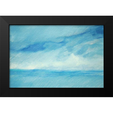 Sky and Sea 3 Black Modern Wood Framed Art Print by Engeln, Skadi