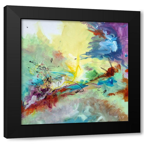 Today Through May Black Modern Wood Framed Art Print by Ernst, Heather W.