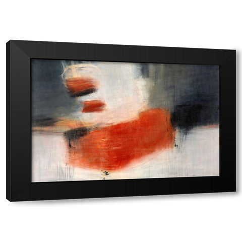 Night Dust Black Modern Wood Framed Art Print by Eijgendaal, Tanja