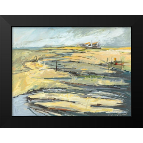 Big Indian Slough â€“ August Black Modern Wood Framed Art Print by Ekstrand, Kris