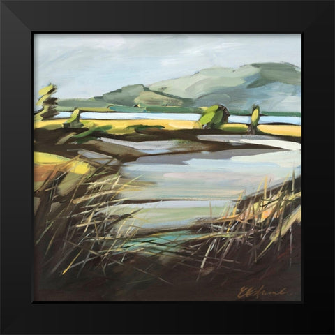 Pantano Black Modern Wood Framed Art Print by Ekstrand, Kris