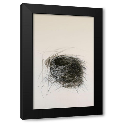 Habitat Nest Black Modern Wood Framed Art Print by Ekstrand, Kris