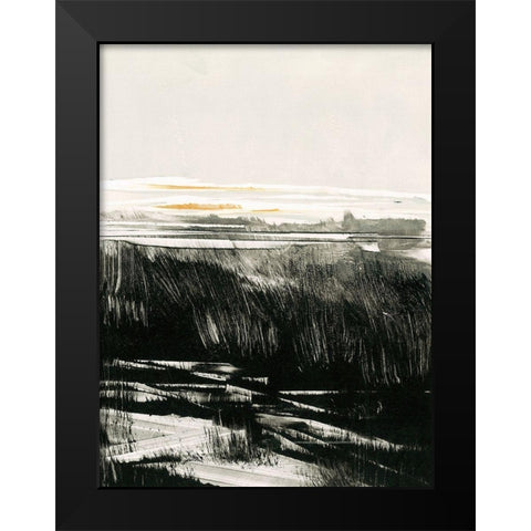 Homeground No. 2 Black Modern Wood Framed Art Print by Ekstrand, Kris