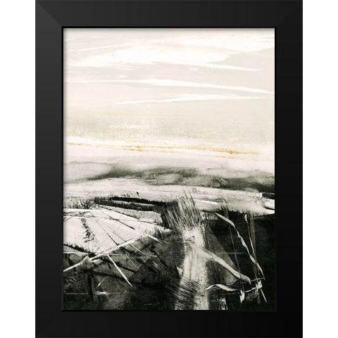 Homeground No. 9 Black Modern Wood Framed Art Print by Ekstrand, Kris