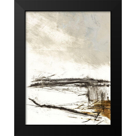 Padilla Bay Black Modern Wood Framed Art Print by Ekstrand, Kris