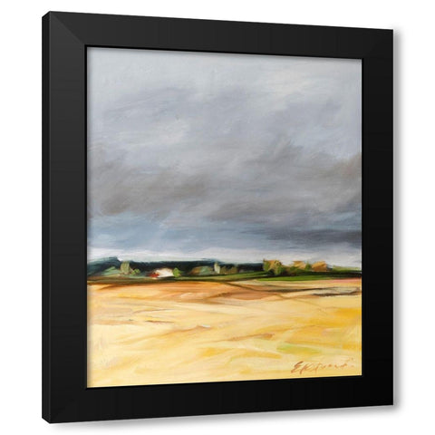 Samish Flats No. 1 Black Modern Wood Framed Art Print with Double Matting by Ekstrand, Kris