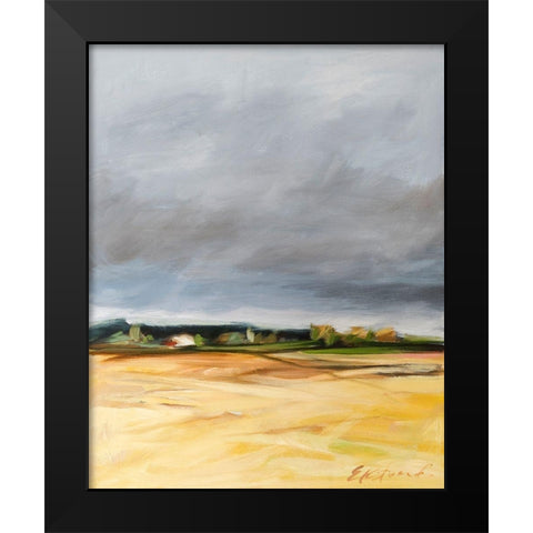 Samish Flats No. 1 Black Modern Wood Framed Art Print by Ekstrand, Kris