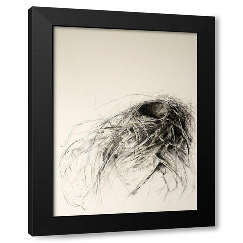 Sanctuary Black Modern Wood Framed Art Print by Ekstrand, Kris