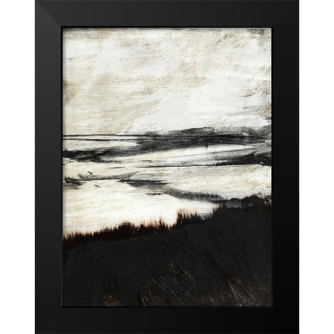 Visible Bones No. 8 Black Modern Wood Framed Art Print by Ekstrand, Kris