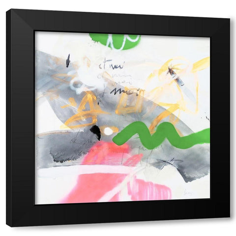 Et Moi-Et Moi Black Modern Wood Framed Art Print with Double Matting by Escayo, Alba