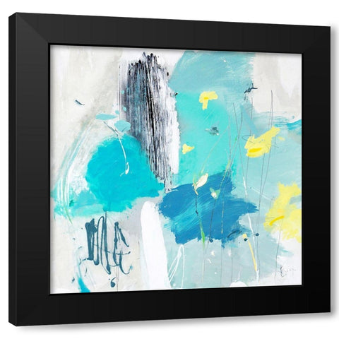 Narcissus Black Modern Wood Framed Art Print by Escayo, Alba
