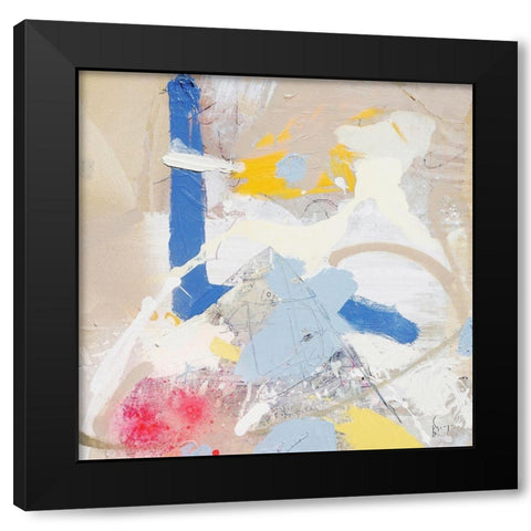 Verano Black Modern Wood Framed Art Print with Double Matting by Escayo, Alba