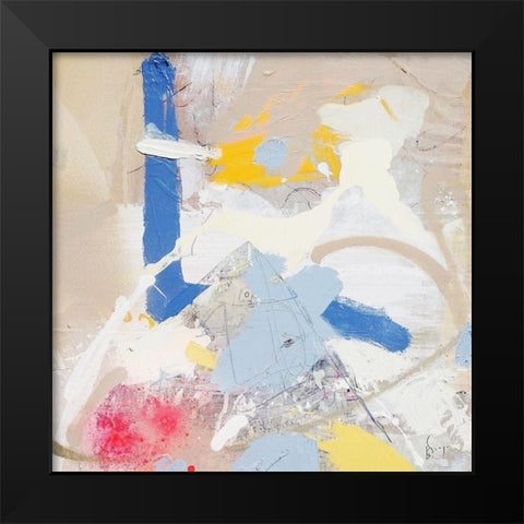 Verano Black Modern Wood Framed Art Print by Escayo, Alba