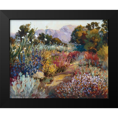 Morning Bloom Black Modern Wood Framed Art Print by Freudenstein, Ellie