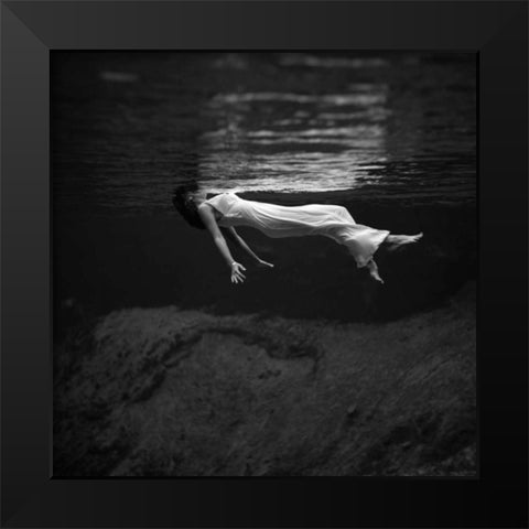 Weeki Wachee Spring Florida - 1947 Black Modern Wood Framed Art Print by Frissell, Toni