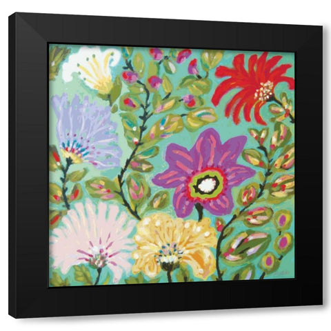 Liberty Garden Black Modern Wood Framed Art Print with Double Matting by Fields, Karen