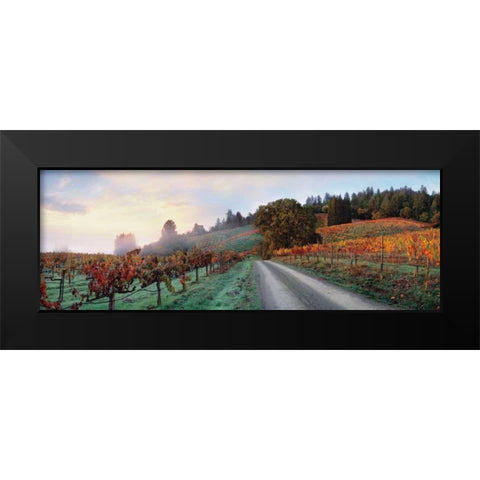 Storybook Mountain Black Modern Wood Framed Art Print by Foster, Christopher