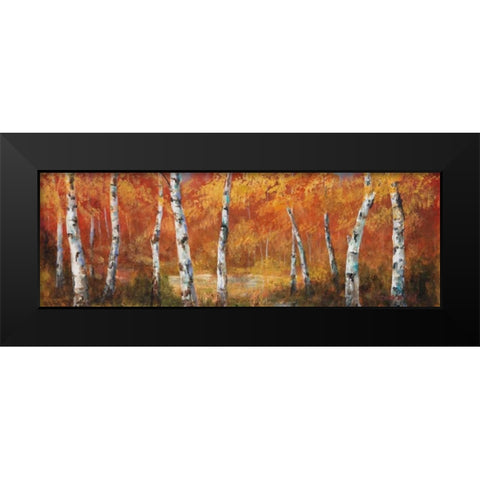 Autumn Birch I Black Modern Wood Framed Art Print by Fronckowiak, Art
