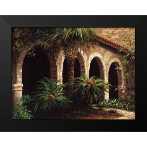 Sago Arches Black Modern Wood Framed Art Print by Fronckowiak, Art